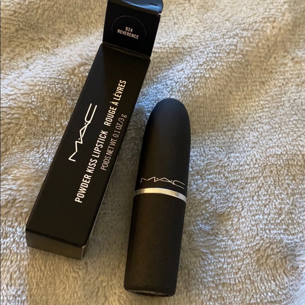 SOLD: Brand New MAC Powder Kiss Lipstick – Reverence (924) – Full Size 0.1 oz
